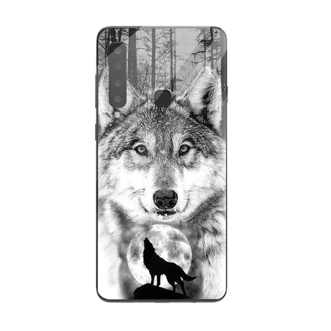 Wolf Eyes Tempered Glass Phone Case for Samsung Galaxy A9 2018