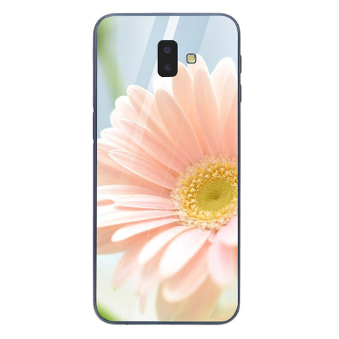 Beautiful Flowers Tempered Glass Phone Case for Samsung Galaxy J6 Plus