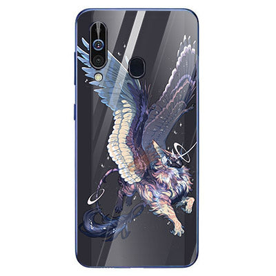 Dragon Tempered Glass Phone Case for Samsung Galaxy A60