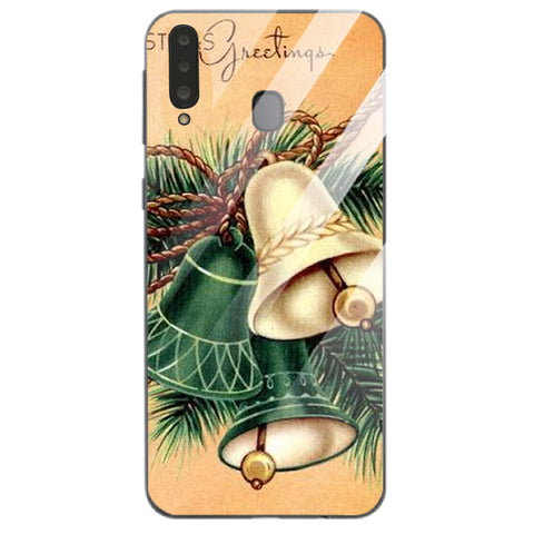 Merry Chrismas Tempered Glass Phone Case for Samsung