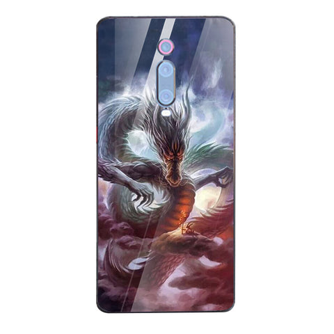 Dragon Tempered Glass Phone Case for Xiaomi Redmi K20