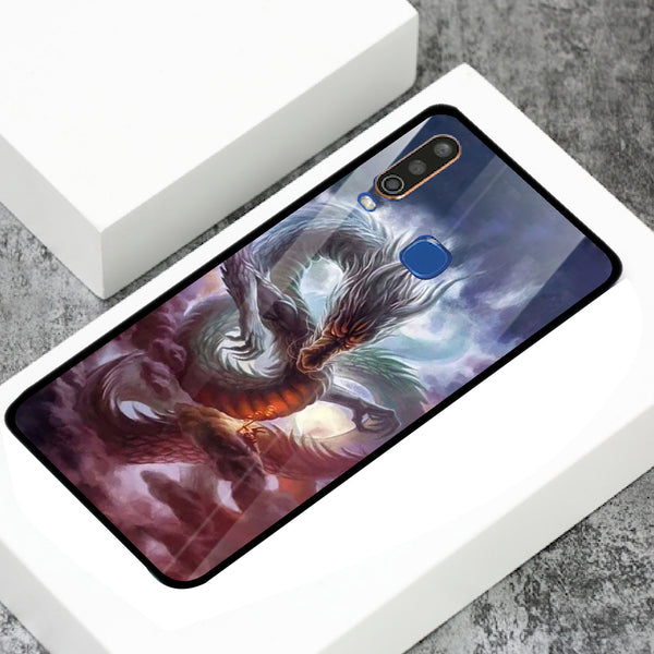 Dragon Tempered Glass Phone Case for Vivo Y17