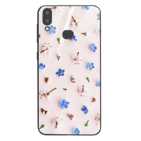 Beautiful Flowers Tempered Glass Phone Case for Samsung Galaxy A10S