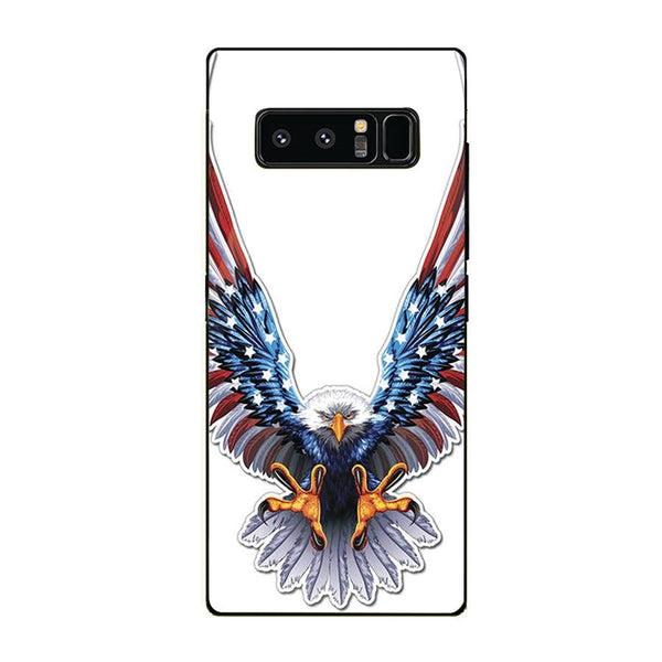 Eagle Tempered Glass Phone Case for Samsung Galaxy Note 8