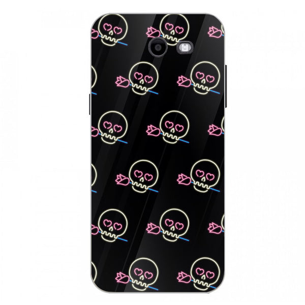 Halloween Skull Tempered Glass Phone Case for Samsung Galaxy J3 Prime