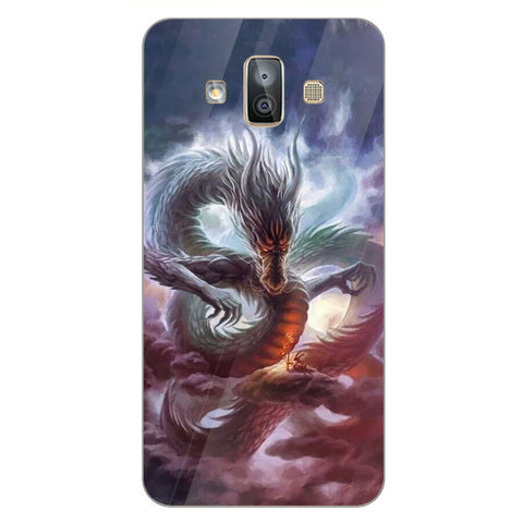 Dragon Tempered Glass Phone Case for Samsung Galaxy J7 Duo