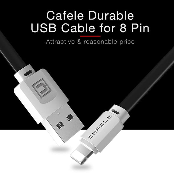 Cafele USB Cable for iPhone 8 8 plus Charging Cable Fast Charger Data Cable for iPhone 7 6s 5s iPad Mobile Phone Cables
