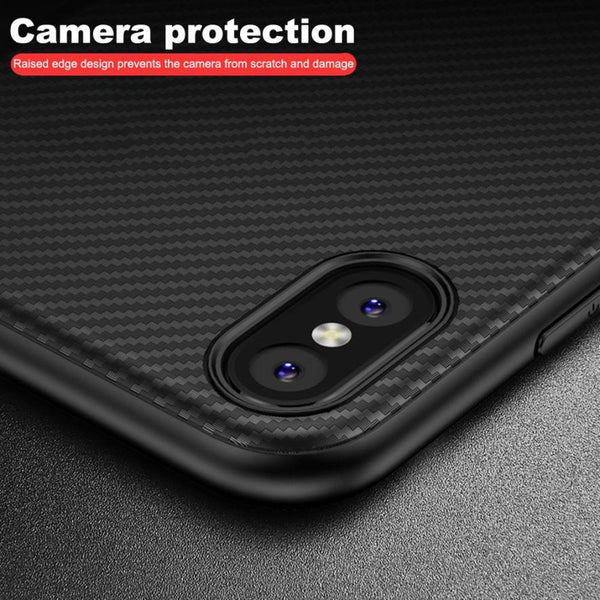 Colors For iPhone X Case Armor Soft Flexible TPU Case Cover Released 5.8 inch carbon fiber texture real hand feel