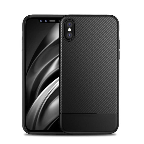 Colors For iPhone X Case Armor Soft Flexible TPU Case Cover Released 5.8 inch carbon fiber texture real hand feel