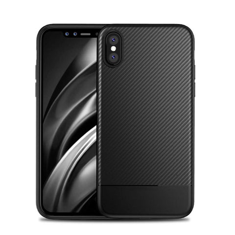 Colors For iPhone X Case Armor Soft Flexible TPU Case Cover Released 5.8 inch carbon fiber texture real hand feel