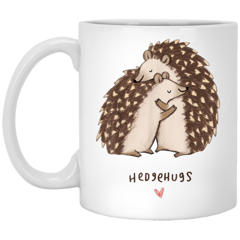 Hedgehugs Coffee Mug 11 oz. White Mug