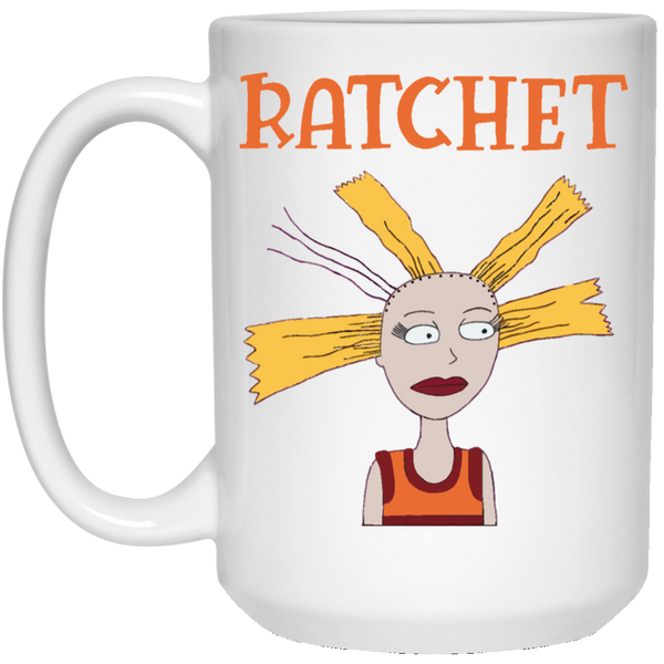 RATCHET COFFEE MUG 15 oz. White Mug