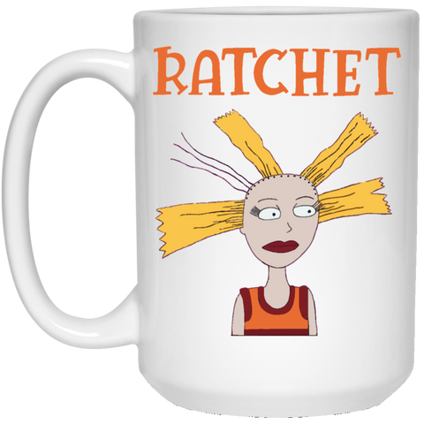 RATCHET COFFEE MUG 15 oz. White Mug