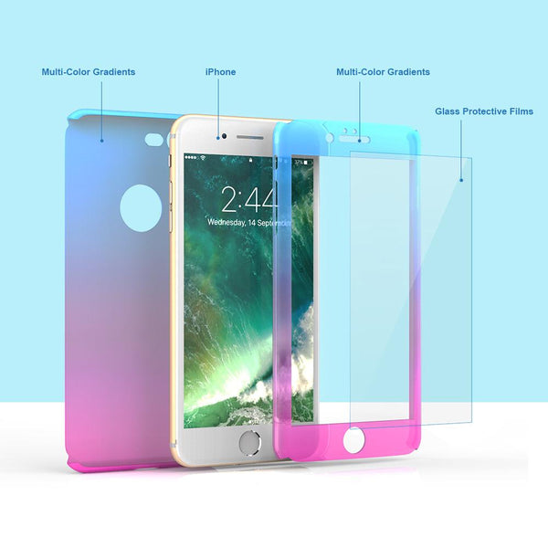 Gradient Color Protection Cover Cases
