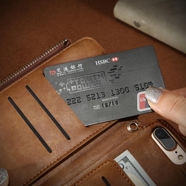 Vintage Wallet Card Holder Retro Case for iPhone