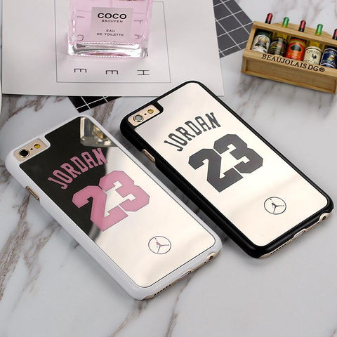 NBA Jordan Hard Plastic Mirror Phone Cases