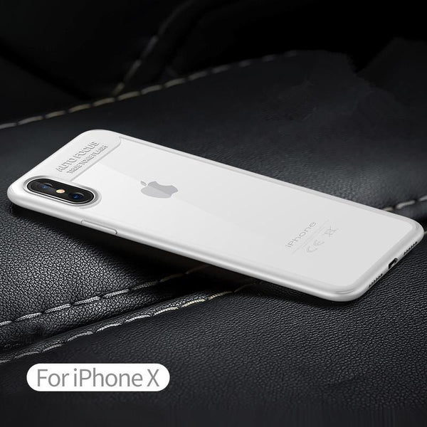 Transparent for Apple Back Cover for iPhone X