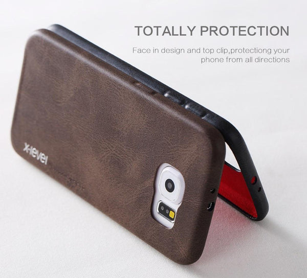 Leather Phone Case For Samsung Galaxy S6 S6 edge S6 edge plus