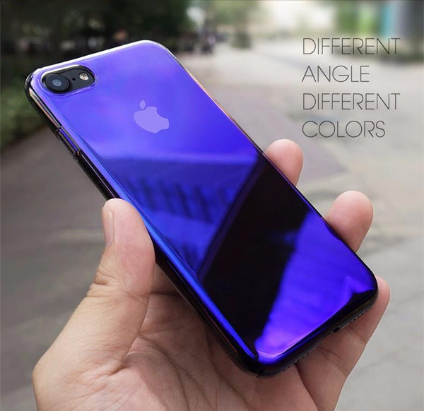 Aurora Gradient Color Transparent Case For iPhone 7/ 7 Plus