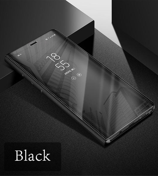 Luxury Mirror Smart View Flip Case For Samsung Galaxy
