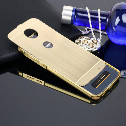 Aluminum Metal Frame Case For Motorola Moto Z Play Droid