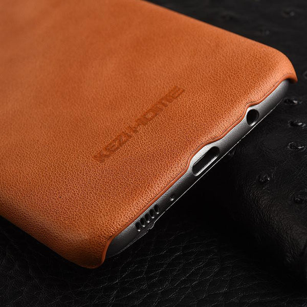 Frosted Genuine Leather For Samsung Galaxy S8 S8+