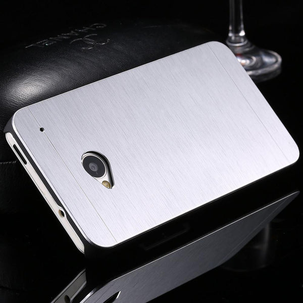 Slim Aluminum Metal Plastic Hybrid Case For HTC One M7 M8 M9
