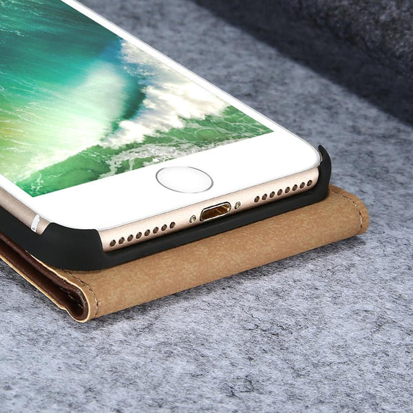 Retro Flip Leather Case for iPhone