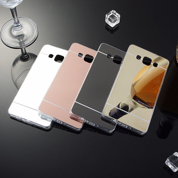 Luxury Plating Mirror Case For Samsung Galaxy S9 Case Silicon S8 S7 S6 Edge Plus Soft Case for J1 J3 J5 J7 2016 A3 A7 A5 2017