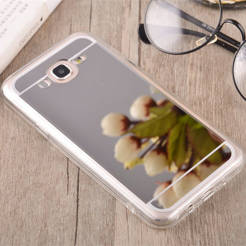 Luxury Plating Mirror Case For Samsung Galaxy S9 Case Silicon S8 S7 S6 Edge Plus Soft Case for J1 J3 J5 J7 2016 A3 A7 A5 2017