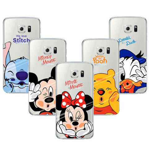 Mickey Minnie Case For Coque Samsung Galaxy