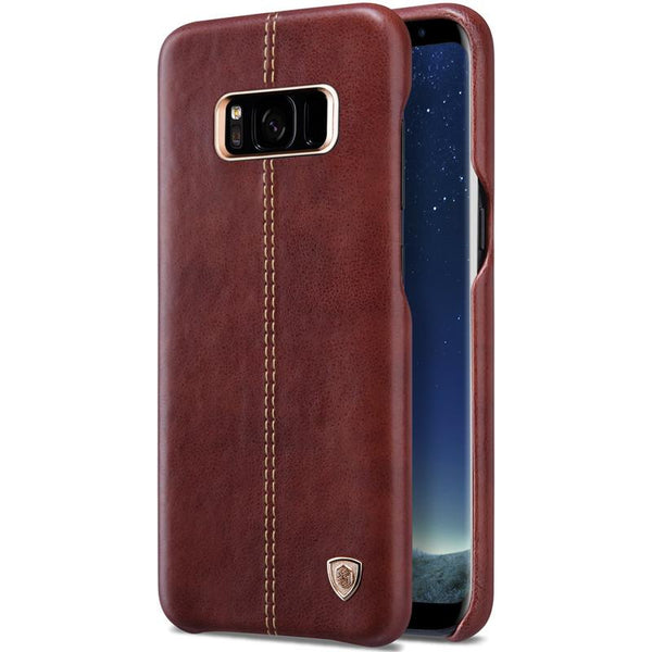 Luxury PU Leather Vintage back cover for galaxy s8 plus