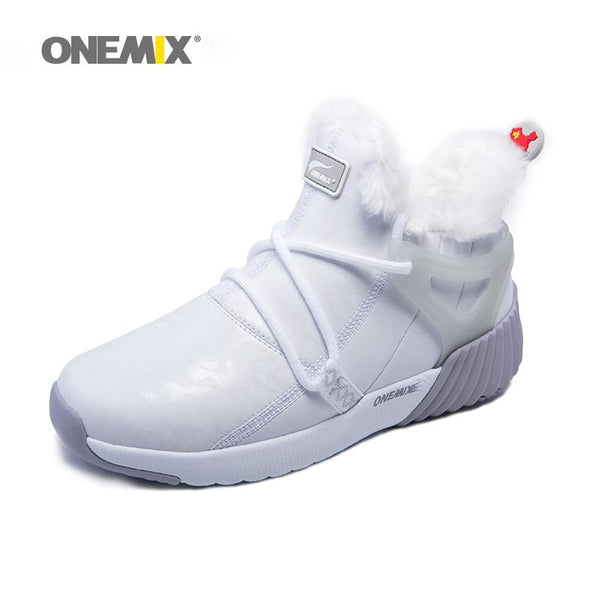 Onemix men's trekking shoes anti slip walking shoes mountain shoes comfortable warm outdoor sneakers for men walking trekking