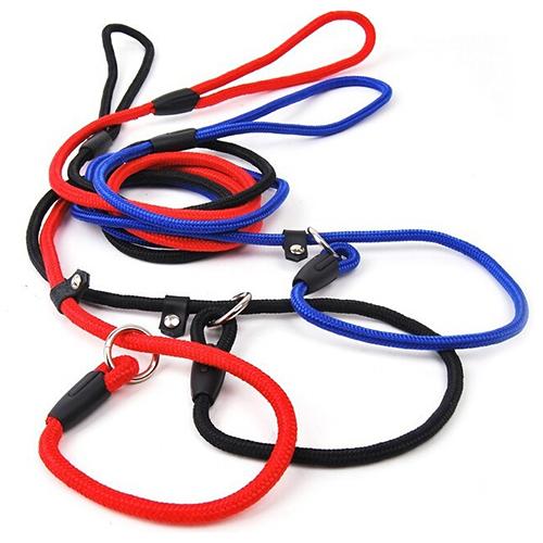 Pet Dog Nylon Rope Training Leash Slip Lead Strap Adjustable Traction Collar