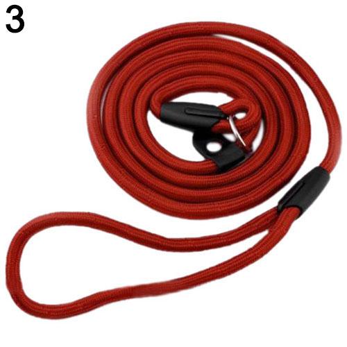 Pet Dog Nylon Rope Training Leash Slip Lead Strap Adjustable Traction Collar