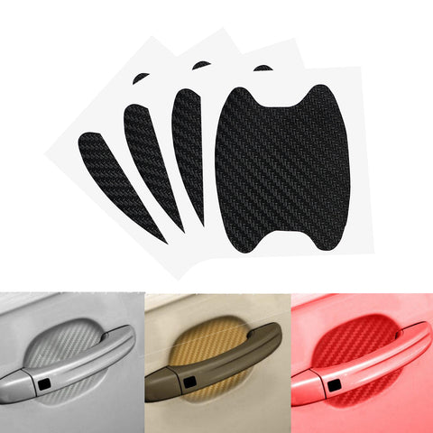 4Pcs/Set Car Door Sticker Scratches Resistant Cover Body Decoration Auto Handle Protection Film Exterior Accessories Car-styling