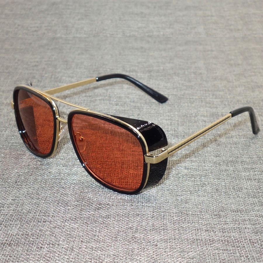 Buy Desire Men Rectangle Rimless Sunglasses Frameless Leopard Goggles Women  Square Eyewear Shades Wood Grain Temples Black Black at Amazon.in