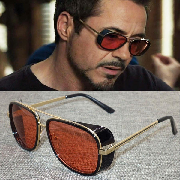 Luxury Iron Man Sunglasses Men
