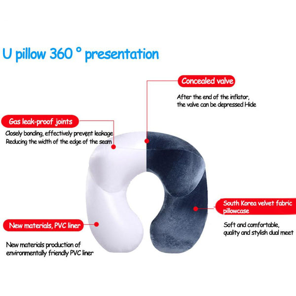 U-Shape Travel Pillow for Airplane