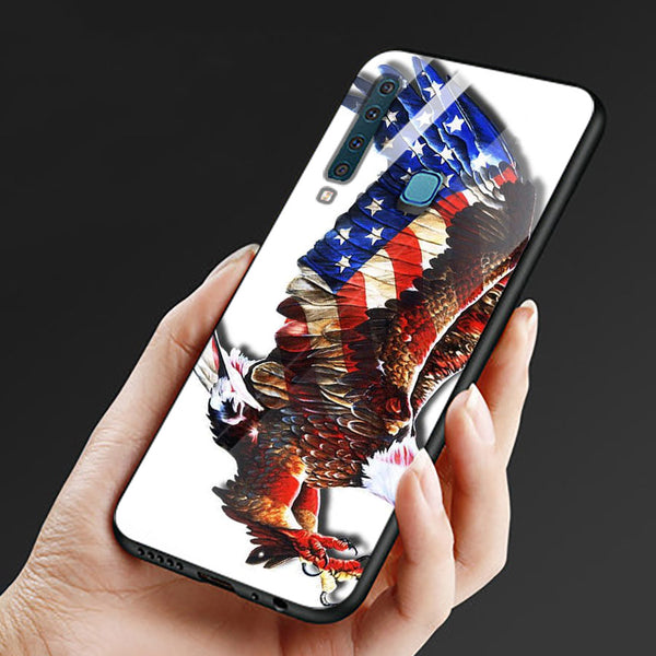 Eagle Tempered Glass Phone Case for Samsung Galaxy A9 2018