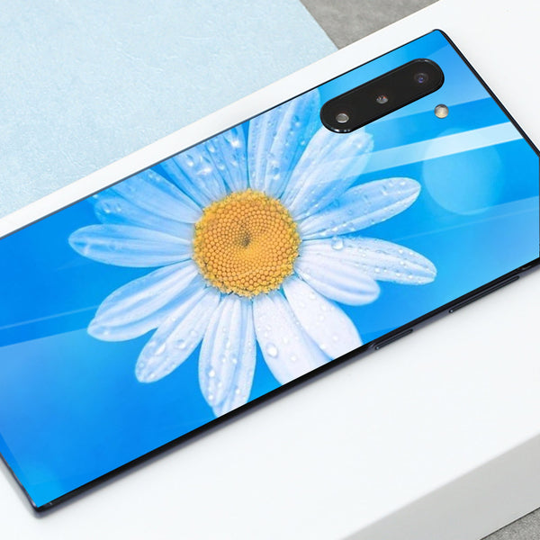 Beautiful Flowers Tempered Glass Phone Case for Samsung Galaxy Note 10