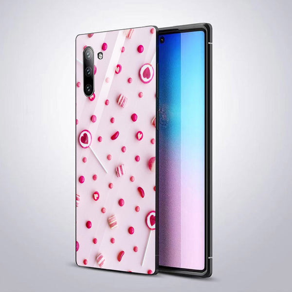 Beautiful Flowers Tempered Glass Phone Case for Samsung Galaxy Note 10