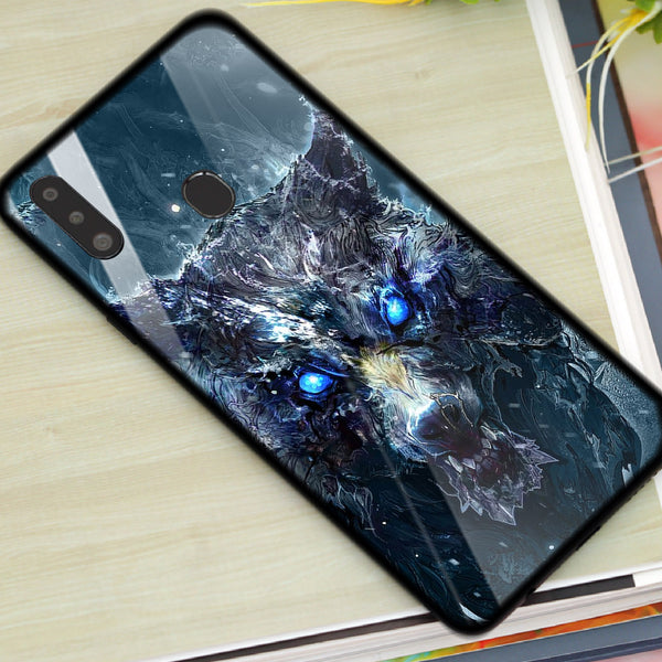Wolf Eyes Tempered Glass Phone Case for Samsung