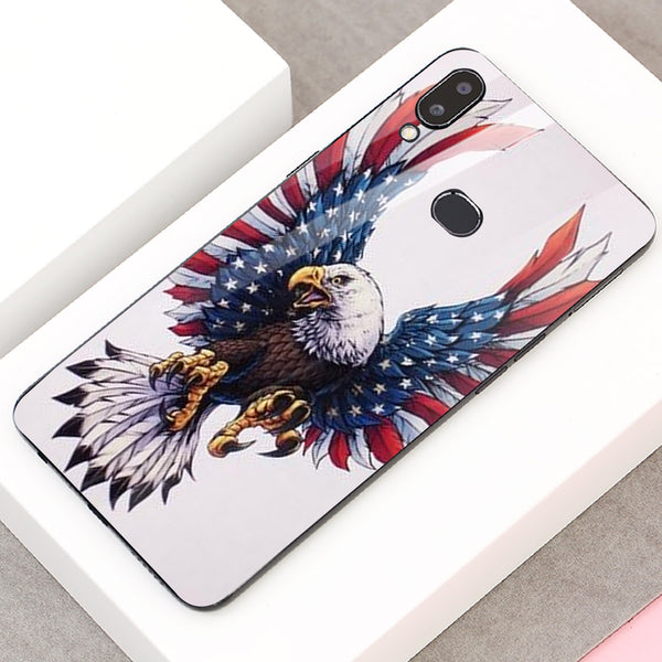 Eagle Tempered Glass Phone Case for Samsung Galaxy A10S
