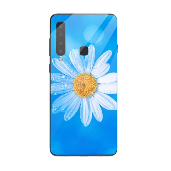Beautiful Flowers Tempered Glass Phone Case for Samsung Galaxy A9 2018