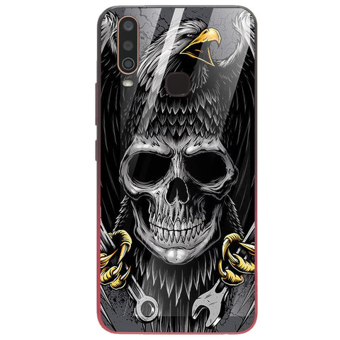 Eagle Tempered Glass Phone Case for Vivo Y15