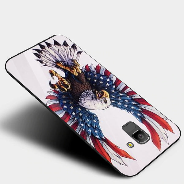 Eagle Tempered Glass Phone Case for Samsung Galaxy J6 2018