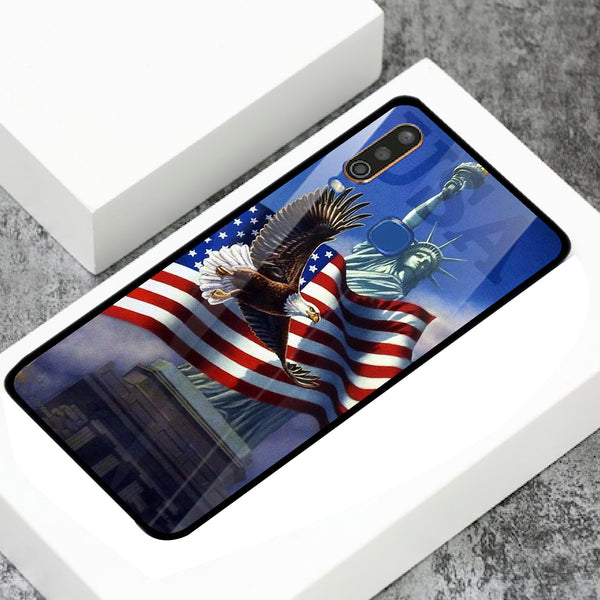 Eagle Tempered Glass Phone Case for Vivo Y15