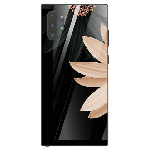 Beautiful Flowers Tempered Glass Phone Case for Samsung Galaxy Note 10 Plus