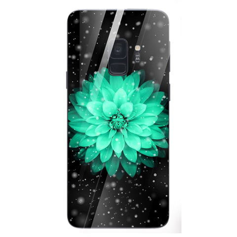 Beautiful Flowers Tempered Glass Phone Case for Samsung Galaxy S9